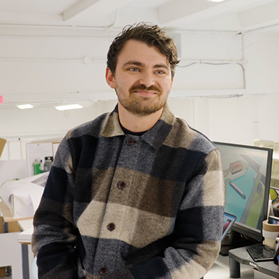 Interior Design student Brodie