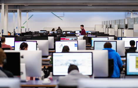 Students working at JKCC lab