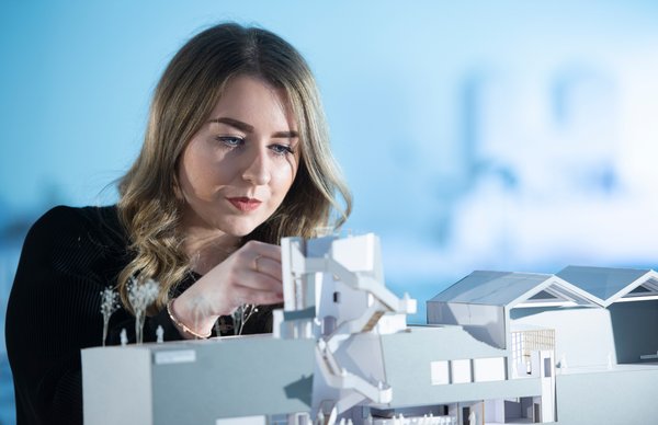 Student Designing in university