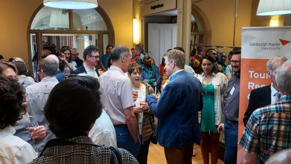 group of alumni attending an alumni event