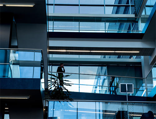 Atrium at Sighthill campus