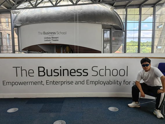 Forest on ENU Craiglockhart campus