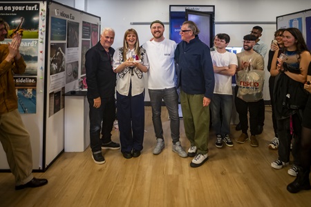 Olivia Newnes collects the Best in Show prize