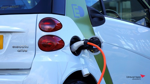 An electric vehicle charging