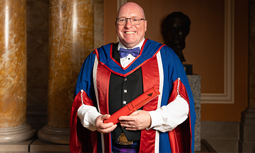 Honorary graduate Bob Keiller