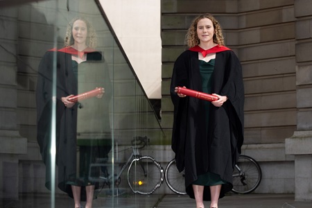Anna Flynn standing outside the Usher Hall
