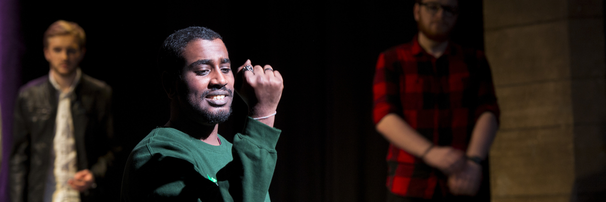 Dress rehearsal of Roxy Assembly | Edinburgh Napier University.