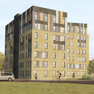 Tallest timber building render.