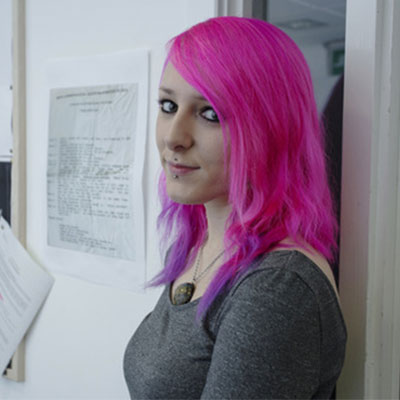 Film student Alice Shone.