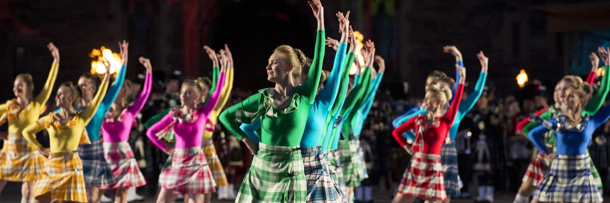 Tattoo highlander dancers.