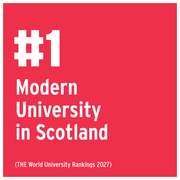 Ranked the number one modern University in Scotland by Times Higher Education World University Rankings 2027. 