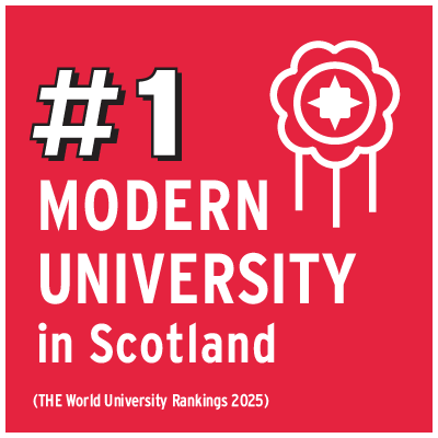 Number 1 modern university in Scotland (THE World University Rankings 2025)